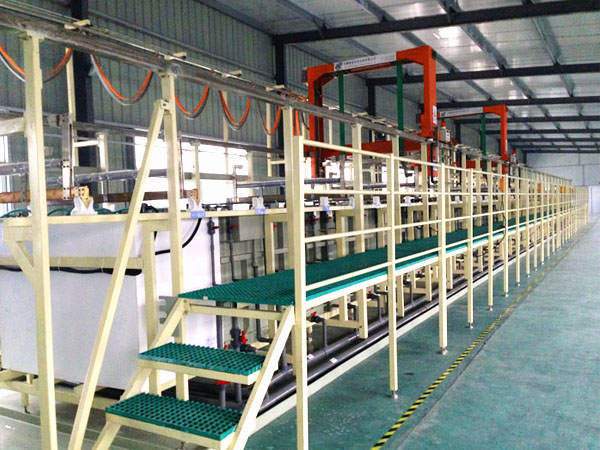 龍門式掛鍍鋅電鍍線 龍門式掛鍍鋅電鍍線